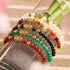 Mini Pixiu Feng Shui Bracelet | EARTH Element | Green Agate x 18k Gold